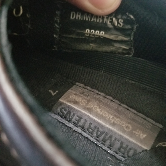 Doc Martens dark brown velcro strap shoes 9288 - Picture 9 of 9